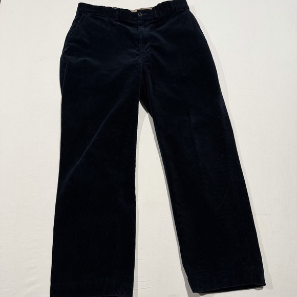 Polo Ralph Lauren Other - Vintage Y2K Polo Ralph Lauren Navy Corduroy Pants Mens 34x32 Straight Flat Front